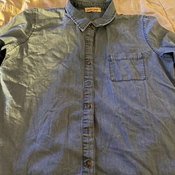 Davina denim button up shirt. - Picture 1 of 5